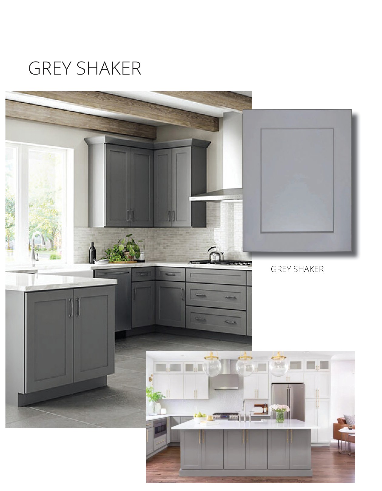 Gray Shaker Cabinets 7